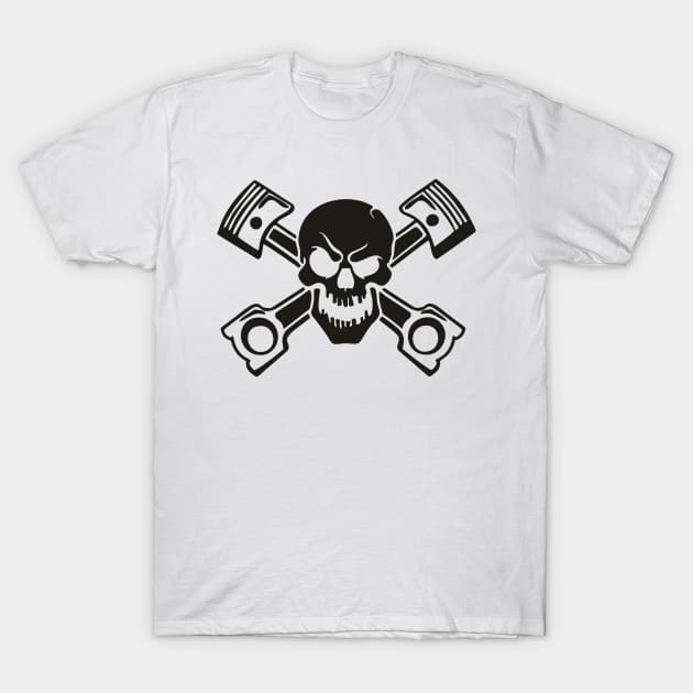 Skull T-Shirt by Dojaja